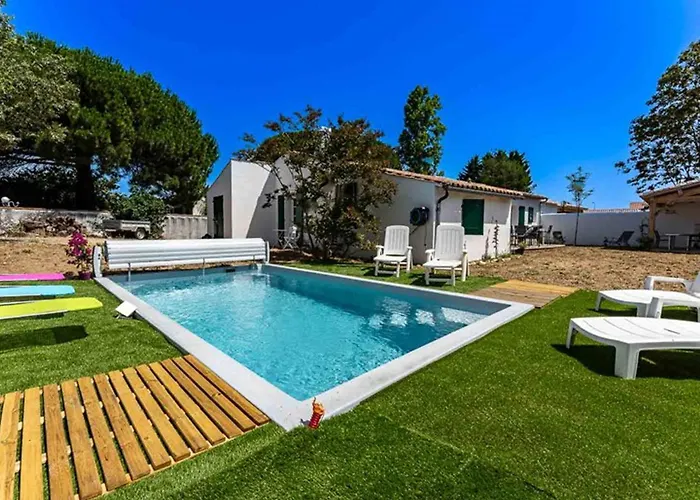 Maison Neuve Avec Piscine Chauffée – 4 Chambres, Près - Fr-1-835-39 * Le Bois-Plage-en-Ré