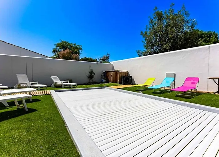 Maison Neuve Avec Piscine Chauffée – 4 Chambres, Près - Fr-1-835-39 * Le Bois-Plage-en-Ré